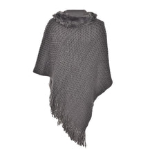Women Poncho Knit Cloak Coat Batwing Cape Ladies Hooded Sweater Outwear Knitwear Top SM6