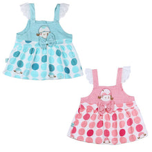 New Girls Printed Cute Baby Sleeveless Halter Polka Dot DressPants Cotton Clothes 1-3 Year SM6