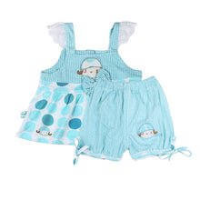 New Girls Printed Cute Baby Sleeveless Halter Polka Dot DressPants Cotton Clothes 1-3 Year SM6