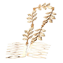 Hair Accessories Gold Leaf Chain With Comb Head Headb s For Women Girl Lady SM6