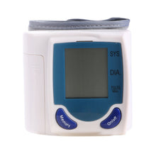 New Health Care Wrist digital lcd Blood Pressure Monitor Automatic Tonometer Meter For Measuring Pulse Rate PY7 SM6