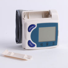 New Health Care Wrist digital lcd Blood Pressure Monitor Automatic Tonometer Meter For Measuring Pulse Rate PY7 SM6