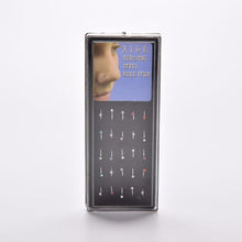 Stainless Steel Nose Open Hoop Ring Nose Ring Piercing Nose Studs with Box Body Piercing Jewelry 40pcs 0r 18pcs SM6