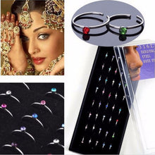 Stainless Steel Nose Open Hoop Ring Nose Ring Piercing Nose Studs with Box Body Piercing Jewelry 40pcs 0r 18pcs SM6