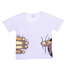 Kids Clothes Girls Boys Hand Printed 3D Effect Funny T-shirts Child Tops Tee Shirts SM6