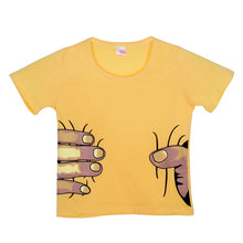 Kids Clothes Girls Boys Hand Printed 3D Effect Funny T-shirts Child Tops Tee Shirts SM6