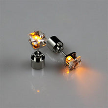 New LED Flashing Light Up Earring Bling Dance Party Disco Ear StudsSM6