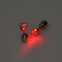 New LED Flashing Light Up Earring Bling Dance Party Disco Ear StudsSM6