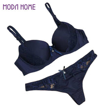 Lace Lingerie Bra Set Women Sexy Bra Set Push Up Ultra-thin Bras And Underwear Sets Plus size Adjustable Bra And Thong Set SM6