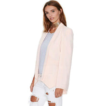 Ladies Women Long Sleeve Lapel Cape Poncho Office Jacket Cloak Blazer Suit Coat P1 SM6
