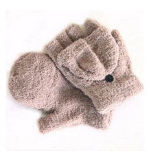 New Men Women Gloves Warm Half Finger Flip Knitted Mittens Glove 6 ColorsSM6