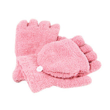New Men Women Gloves Warm Half Finger Flip Knitted Mittens Glove 6 ColorsSM6