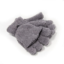New Men Women Gloves Warm Half Finger Flip Knitted Mittens Glove 6 ColorsSM6