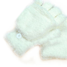 New Men Women Gloves Warm Half Finger Flip Knitted Mittens Glove 6 ColorsSM6