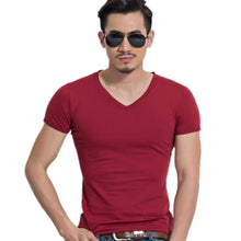 Mens Tops Tees Short Sleeve t shirt Man Men's T-shirt men's  v neck T shirt men SM6