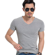Mens Tops Tees Short Sleeve t shirt Man Men's T-shirt men's  v neck T shirt men SM6
