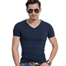 Mens Tops Tees Short Sleeve t shirt Man Men's T-shirt men's  v neck T shirt men SM6