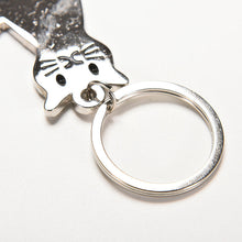 Metal cat keychains key rings animal key chains personalized car key holder pendant women bag charms key ring SM6