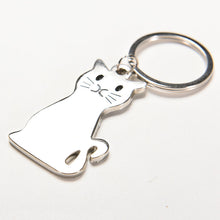 Metal cat keychains key rings animal key chains personalized car key holder pendant women bag charms key ring SM6