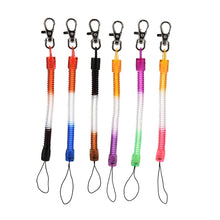 Retractable telephone cord key chain mobile phone chain plastic keychain tool elastic rope rope SM6