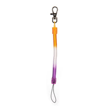 Retractable telephone cord key chain mobile phone chain plastic keychain tool elastic rope rope SM6