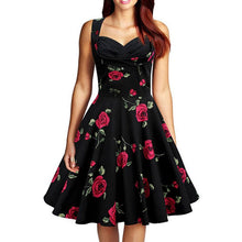 New Sexy Lady Elegant Women V-Neck High Waist Sleeveless Casual Party Solid Midi Pleated Dress SM6