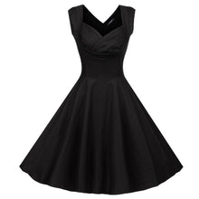New Sexy Lady Elegant Women V-Neck High Waist Sleeveless Casual Party Solid Midi Pleated Dress SM6