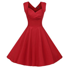 New Sexy Lady Elegant Women V-Neck High Waist Sleeveless Casual Party Solid Midi Pleated Dress SM6