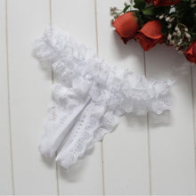 New Sexy Lingerie Women Lace Open Crotch Panties Knickers Briefs G-string Thongs Underwear Intimates SM6