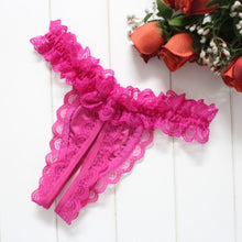New Sexy Lingerie Women Lace Open Crotch Panties Knickers Briefs G-string Thongs Underwear Intimates SM6