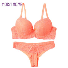 Sexy Women Lace Embroidery Bra Set Underwire Push Up Bralette Thong Bottom Underwear Set Lingerie Suits Ropa Interior Mujer SM6