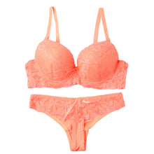 Sexy Women Lace Embroidery Bra Set Underwire Push Up Bralette Thong Bottom Underwear Set Lingerie Suits Ropa Interior Mujer SM6