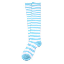 New Sexy Women Ladies Over the Knee Thigh High Striped Cotton StockingsSM6