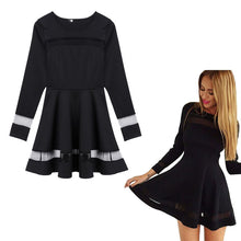 New Sexy Women Long Sleeve Bodycon Casual Party Evening Short Mini DressesSM6