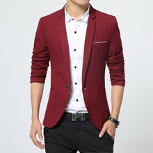 Slim Fit Business Jacket Cotton Men SM6azer Jacket Single Button Casual Mens Suit Jacket Coat Suite SM6