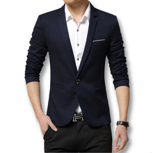 Slim Fit Business Jacket Cotton Men SM6azer Jacket Single Button Casual Mens Suit Jacket Coat Suite SM6