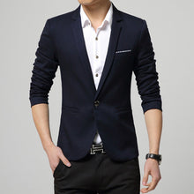 Slim Fit Business Jacket Cotton Men SM6azer Jacket Single Button Casual Mens Suit Jacket Coat Suite SM6