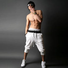 New Special Men Pants Men's Large Size Trousers Casual Calf-Length Jogger Pants Low Crotch Harem PantsSM6