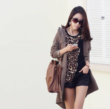 women's shirt Long Sleeve Shirt Women Leopard Print Loose Blouse High Street Tops camisas feminina SM6