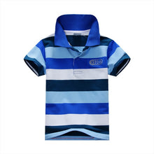 1-7Y Baby Children Boys Striped T-shirts Kids Tops S Tee Polo Shirts Clothing SM6