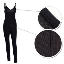 Women jumpsuit Solid Color Sleeveless Simple   Elegant Bodycon Playsuit SM6