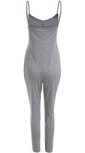 Women jumpsuit Solid Color Sleeveless Simple   Elegant Bodycon Playsuit SM6