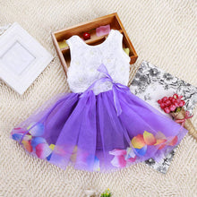 New Toddler Baby Kids Girls Princess Party Tutu Lace Bow Flower Dresses ClothesSM6
