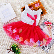 New Toddler Baby Kids Girls Princess Party Tutu Lace Bow Flower Dresses ClothesSM6