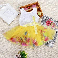 New Toddler Baby Kids Girls Princess Party Tutu Lace Bow Flower Dresses ClothesSM6