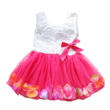 New Toddler Baby Kids Girls Princess Party Tutu Lace Bow Flower Dresses ClothesSM6