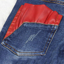 New Toddler Kid Cool Boy Jeans Denim Blue Close-fitting Pant Trousers 2-7Y Child SM6