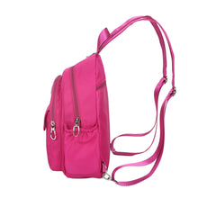 Women Men's Waterproof Nylon Backpack Crossbody Bag Multi-Pocket Zipper Shoulder Strap Casual Shoulder Bags Chest Bag SM6