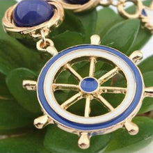 Vintage Brincos Gold Anchor Earrings Cute European   American Personality Drop Earings Women's Jewelry SM6