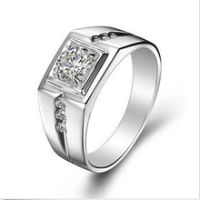 Vintage Chic Engagement Men Wedding Finger Rings Crystal Men Rings Jewelry Gifts S  SM6